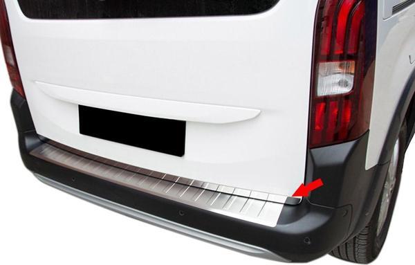 S-Dizayn Opel Combo E Krom Arka Tampon Eşiği 2019 ve Üzeri - Image 1