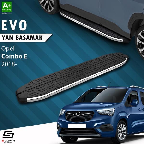 S-Dizayn Opel Combo E Uzun Şase Evo Krom Yan Basamak 213 Cm 2018 Üzeri - Image 1