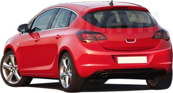 S-Dizayn Opel Astra J HB Krom Bagaj Açma 2010 Üzeri - Image 1