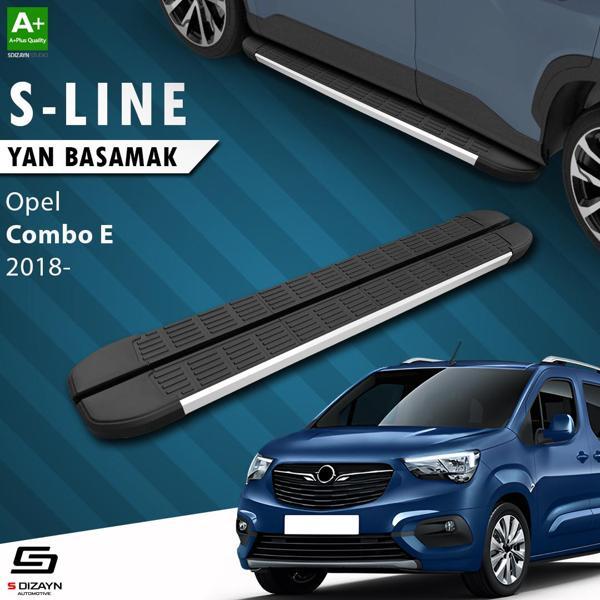 S-Dizayn Opel Combo E Uzun Şase S-Line Aluminyum Yan Basamak 213 Cm 2018 Üzeri - Image 1