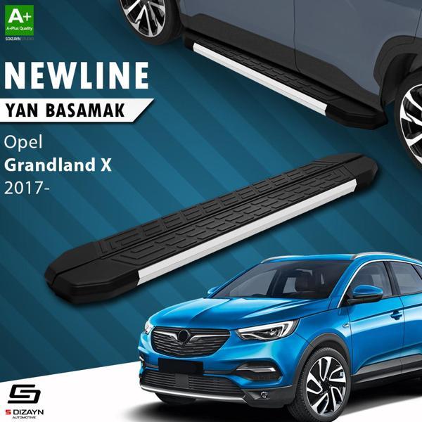 S-Dizayn Opel Grandland X NewLine Aluminyum Yan Basamak 183 Cm 2017 Üzeri - Image 1