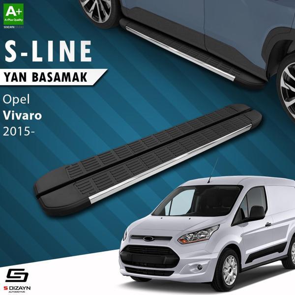 S-Dizayn Opel Vivaro B Kısa Şase S-Line Krom Yan Basamak 223 Cm 2015 Üzeri - Image 1