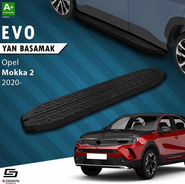 S-Dizayn Opel Mokka 2 Evo Siyah Yan Basamak 173 Cm 2020 Üzeri - Image 1