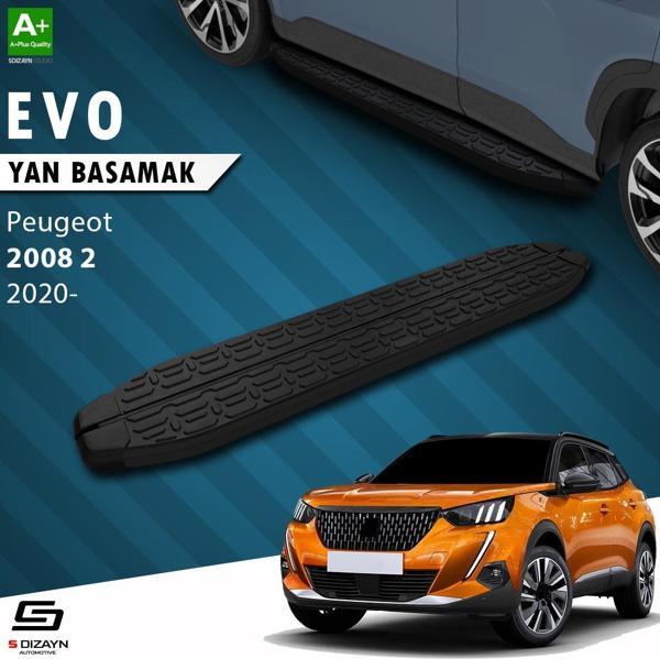S-Dizayn Peugeot 2008 2 Evo Siyah Yan Basamak 183 Cm 2020 Üzeri - Image 1