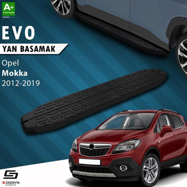 S-Dizayn Opel Mokka Evo Siyah Yan Basamak 163 Cm 2012-2019 - Image 1