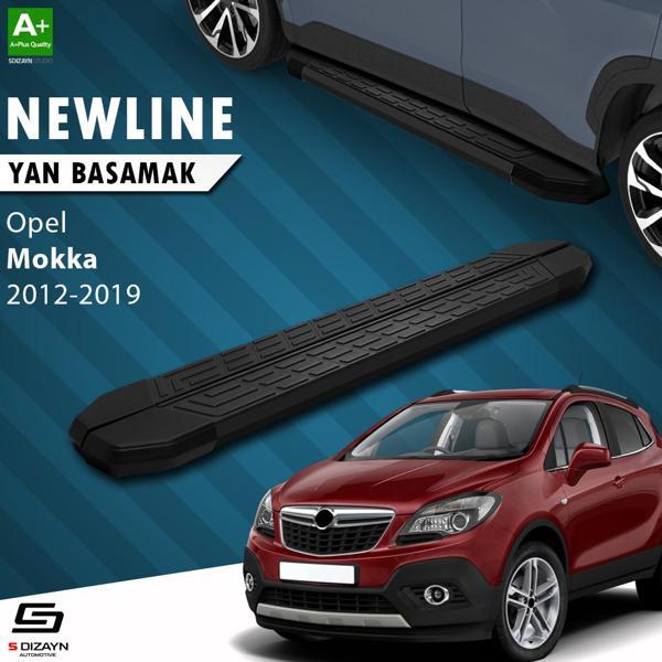 S-Dizayn Opel Mokka NewLine Siyah Yan Basamak 163 Cm 2012-2019 - Image 1