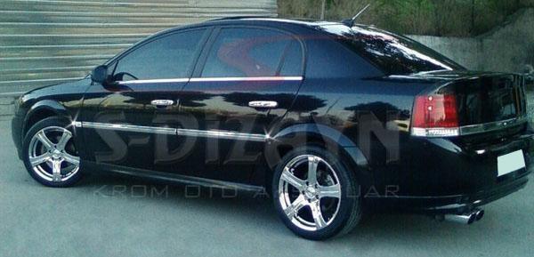S-Dizayn Opel Vectra C Krom Yan Kapı Çıtası 4 Prç 2002-2009 - Image 1