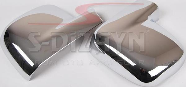 S-Dizayn VW T5 Transporter Abs Krom Ayna Kapağı 2 Prç 2003-2010 - Image 1