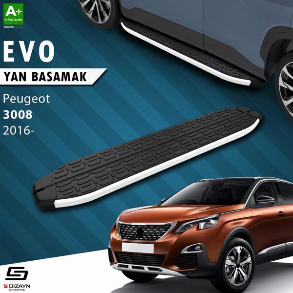 S-Dizayn Peugeot 3008 2 Evo Aluminyum Yan Basamak 183 Cm 2016 Üzeri - Image 1
