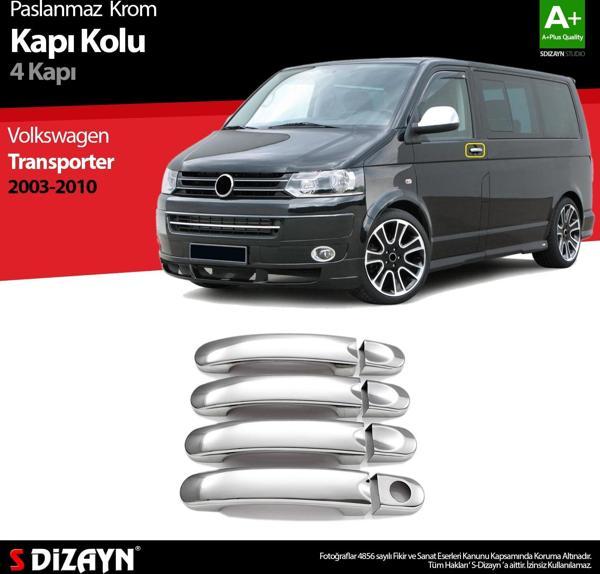 S-Dizayn VW T5 Transporter Krom Kapı Kolu 4 Kapı 2003-2010 - Image 1