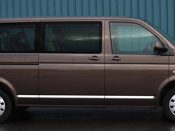 S-Dizayn VW T5 Transporter Krom Yan Kapı Çıtası 5 Prç. (K.Ş) 2010 Üzeri - Image 1