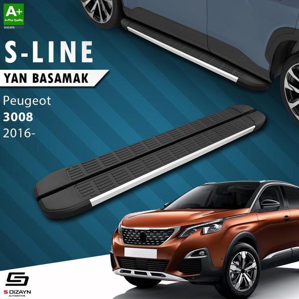S-dizayn Peugeot 3008 2 S-line Aluminyum Yan Basamak 183 Cm 2016 Üzeri - Image 1