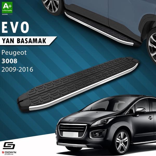 S-Dizayn Peugeot 3008 Evo Krom Yan Basamak 183 Cm 2009-2016 - Image 1