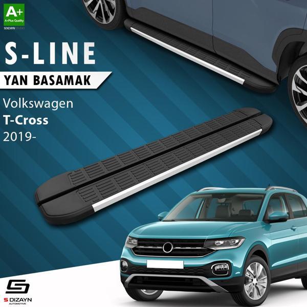 S-Dizayn VW T-Cross S-Line Aluminyum Yan Basamak 173 Cm 2019 Üzeri - Image 1