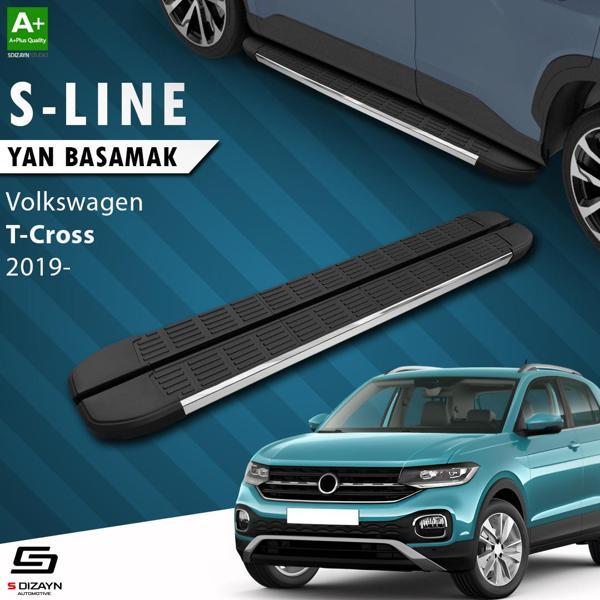 S-Dizayn VW T-Cross S-Line Krom Yan Basamak 173 Cm 2019 Üzeri - Image 1