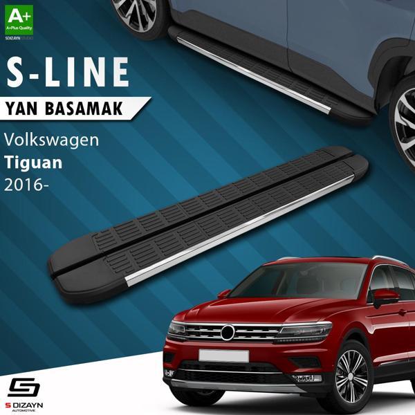 S-Dizayn VW Tiguan 2 S-Line Krom Yan Basamak 173 Cm 2016-2024 - Image 1