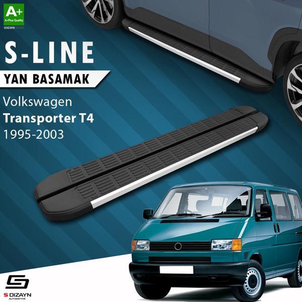 S-Dizayn VW Transporter T4 Kısa Şase S-Line Aluminyum Yan Basamak 213 Cm 1995-2003 - Image 1