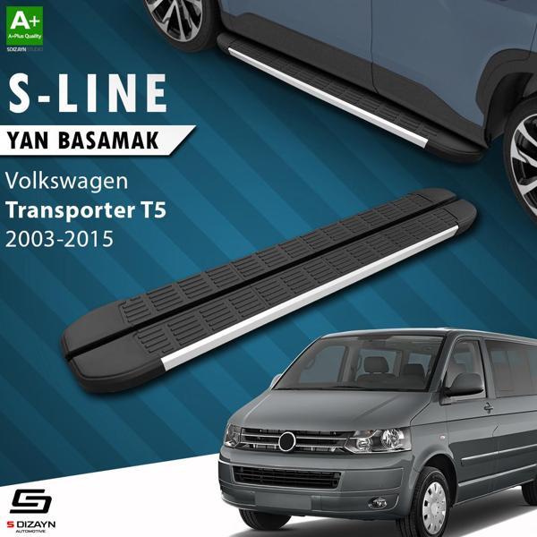 S-Dizayn VW Transporter T5 Kısa Şase S-Line Aluminyum Yan Basamak 213 Cm 2003-2015 - Image 1