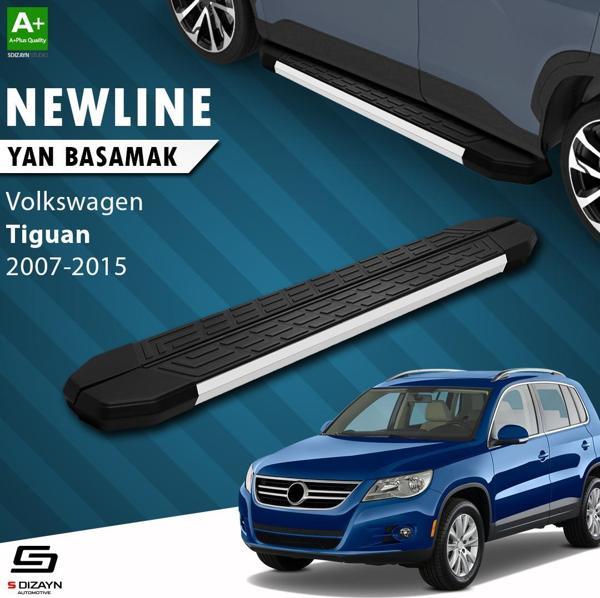 S-Dizayn VW Tiguan NewLine Aluminyum Yan Basamak 173 Cm 2007-2015 - Image 1