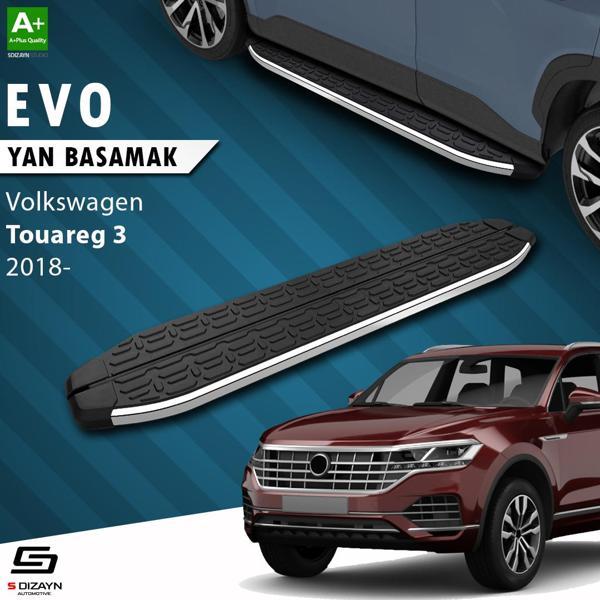 S-Dizayn VW Touareg 3 Evo Krom Yan Basamak 193 Cm 2018 Üzeri - Image 1