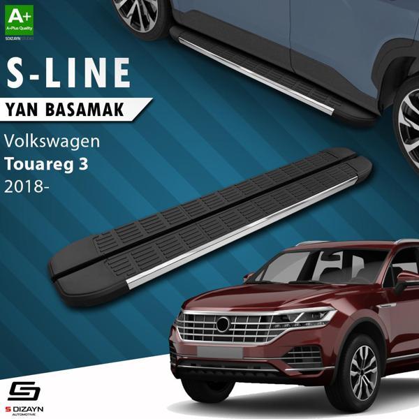 S-Dizayn VW Touareg 3 S-Line Krom Yan Basamak 193 Cm 2018 Üzeri - Image 1