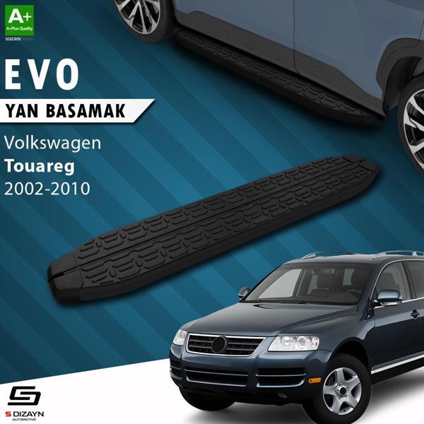S-Dizayn VW Touareg Evo Siyah Yan Basamak 193 Cm 2002-2010 - Image 1