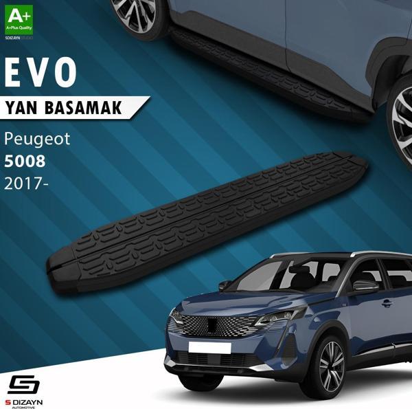 S-Dizayn Peugeot 5008 2 Evo Siyah Yan Basamak 203 Cm 2017 Üzeri - Image 1