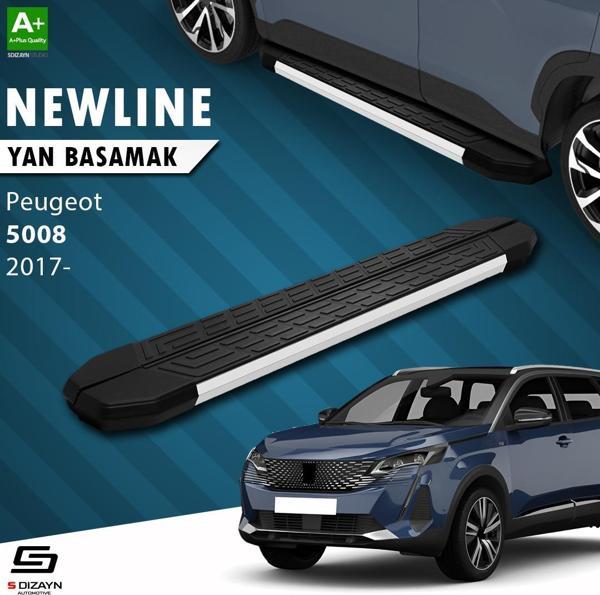 S-Dizayn Peugeot 5008 2 NewLine Aluminyum Yan Basamak 203 Cm 2017 Üzeri - Image 1