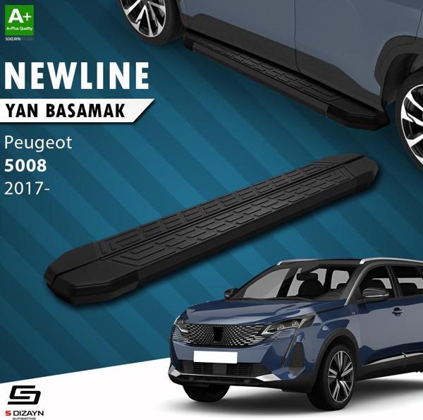 S-Dizayn Peugeot 5008 2 NewLine Siyah Yan Basamak 203 Cm 2017 Üzeri - Image 1