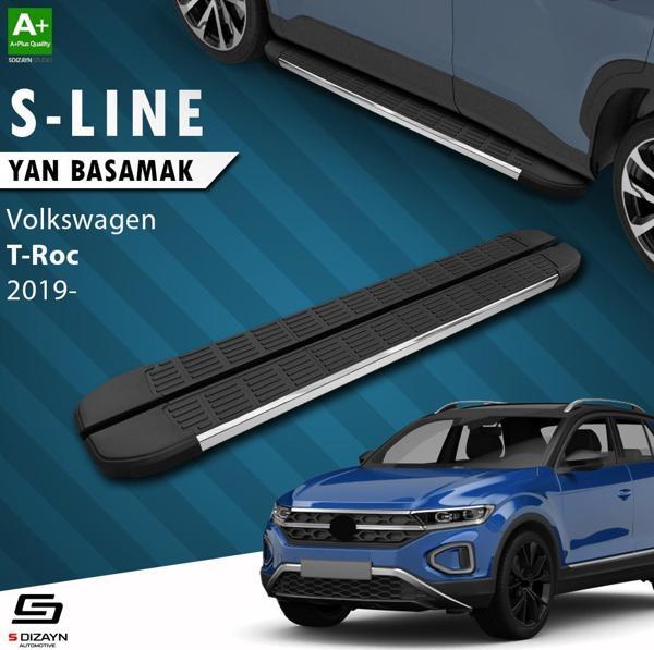 S-Dizayn VW T-Roc S-Line Krom Yan Basamak 173 Cm 2019 Üzeri - Image 1