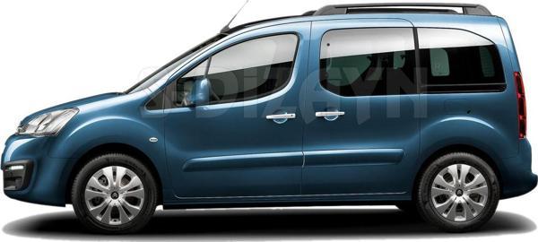S-Dizayn Peugeot Partner Tepee Krom Kapı Kolu 4 Kapı 2008-2018 - Image 1