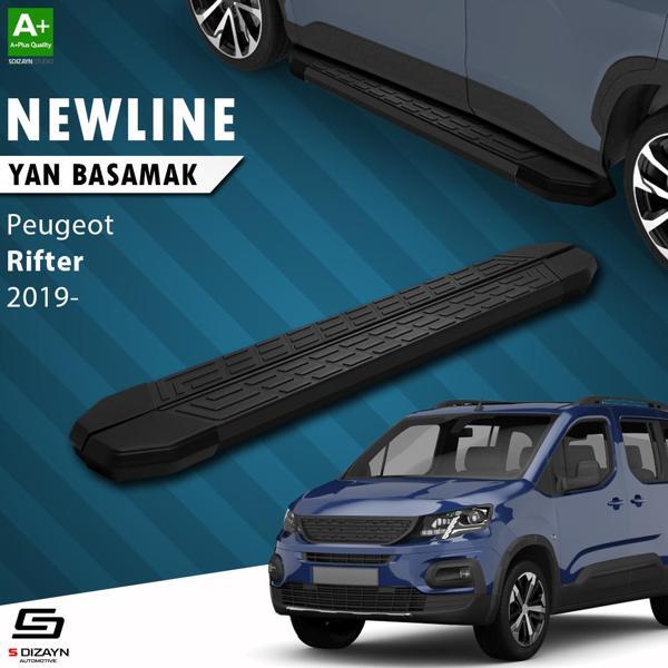 S-Dizayn Peugeot Rifter NewLine Siyah Yan Basamak 203 Cm 2019 Üzeri - Image 1