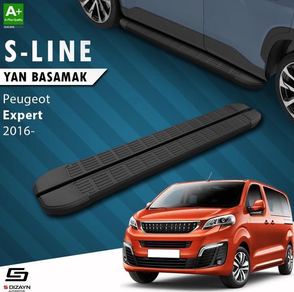 S-Dizayn Peugeot Expert 3 Kısa Şase S-Line Siyah Yan Basamak 213 Cm 2016 Üzeri - Image 1