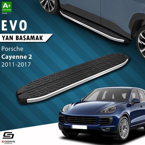 S-Dizayn Porsche Cayenne 2 Evo Krom Yan Basamak 193 Cm 2011-2017 - Image 1