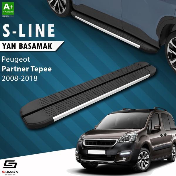 S-Dizayn Peugeot Partner 2 Tepee S-Line Aluminyum Yan Basamak 193 Cm 2008-2018 - Image 1
