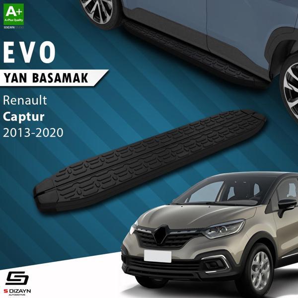 S-Dizayn Renault Captur Evo Siyah Yan Basamak 173 Cm 2013-2020 - Image 1