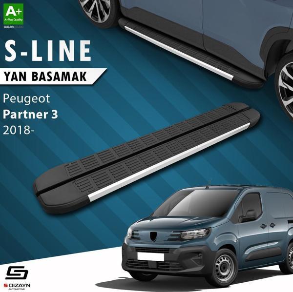 S-Dizayn Peugeot Partner 3 S-Line Aluminyum Yan Basamak 203 Cm 2018 Üzeri - Image 1