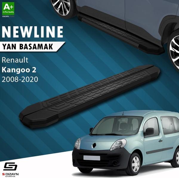 S-Dizayn Renault Kangoo 2 NewLine Siyah Yan Basamak 193 Cm 2008-2020 - Image 1