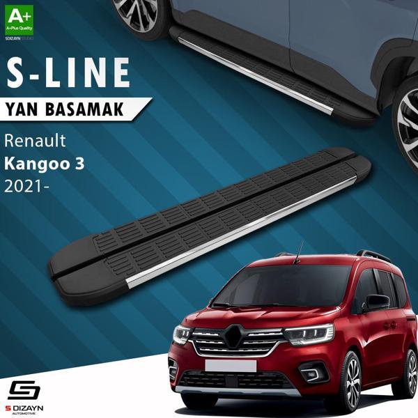 S-Dizayn Renault Kangoo 3 S-Line Krom Yan Basamak 193 Cm 2021 Üzeri - Image 1