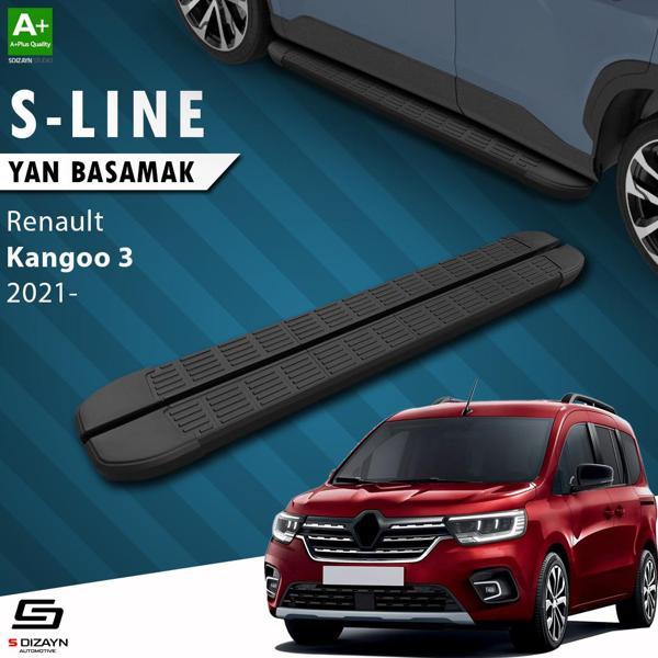 S-Dizayn Renault Kangoo 3 S-Line Siyah Yan Basamak 193 Cm 2021 Üzeri - Image 1