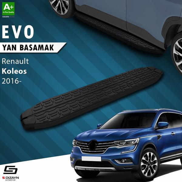 S-Dizayn Renault Koleos 2 Evo Siyah Yan Basamak 163 Cm 2016 Üzeri - Image 1