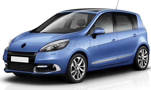 S-Dizayn Renault Scenic 3 Krom Cam Çıtası 4 Prç 2009 Üzeri - Image 1