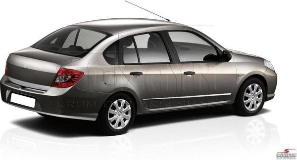 S-Dizayn Renault Symbol 2 Kapı Koruma Çıtası Krom 2008-2013 - Image 1