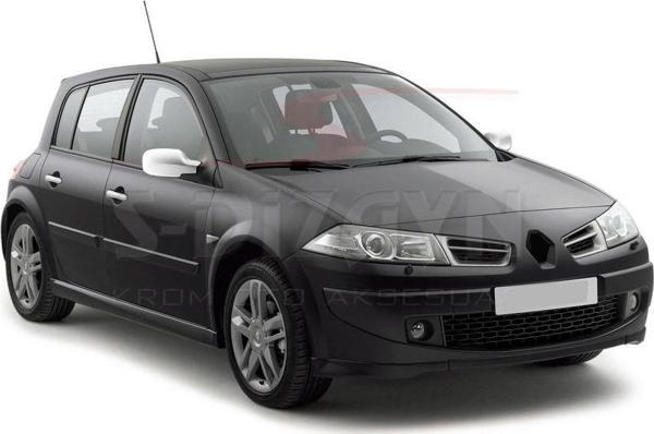 S-Dizayn Renault Megane 2 Abs Krom Ayna Kapağı 2 Prç 2004-2010 - Image 1