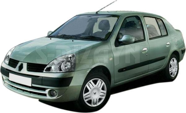 S-Dizayn Renault Symbol Krom Kapı Kolu 4 Kapı 1999-2006 - Image 1