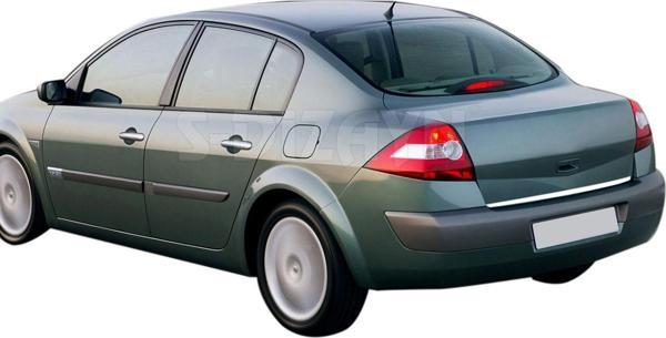 S-Dizayn Renault Megane 2 Krom Bagaj Alt Çıta 2006-2010 - Image 1