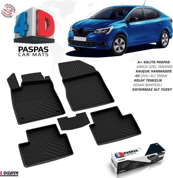 S-Dizayn Renault Taliant 4D Havuzlu Paspas 2021 Üzeri A+Kalite - Image 1