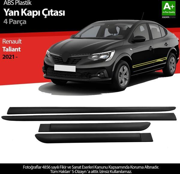 S-Dizayn Renault Taliant ABS Plastik Yan Kapı Koruma Çıtası 2021 Üzeri A+ Kalite - Image 1