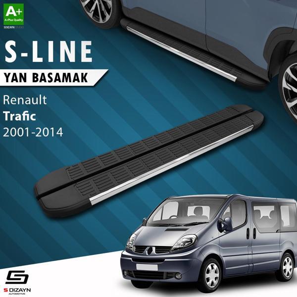 S-Dizayn Renault Trafic 2 Kısa Şase S-Line Krom Yan Basamak 223 Cm 2001-2014 - Image 1