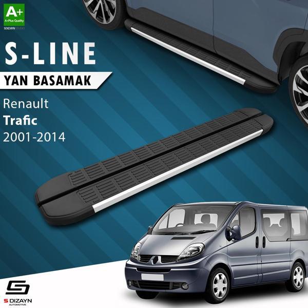 S-Dizayn Renault Trafic 2 Uzun Şase S-Line Aluminyum Yan Basamak 263 Cm 2001-2014 - Image 1